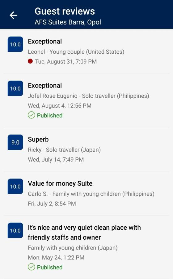 Afs Suites Barra, Opol Cagayan de Oro Eksteriør billede